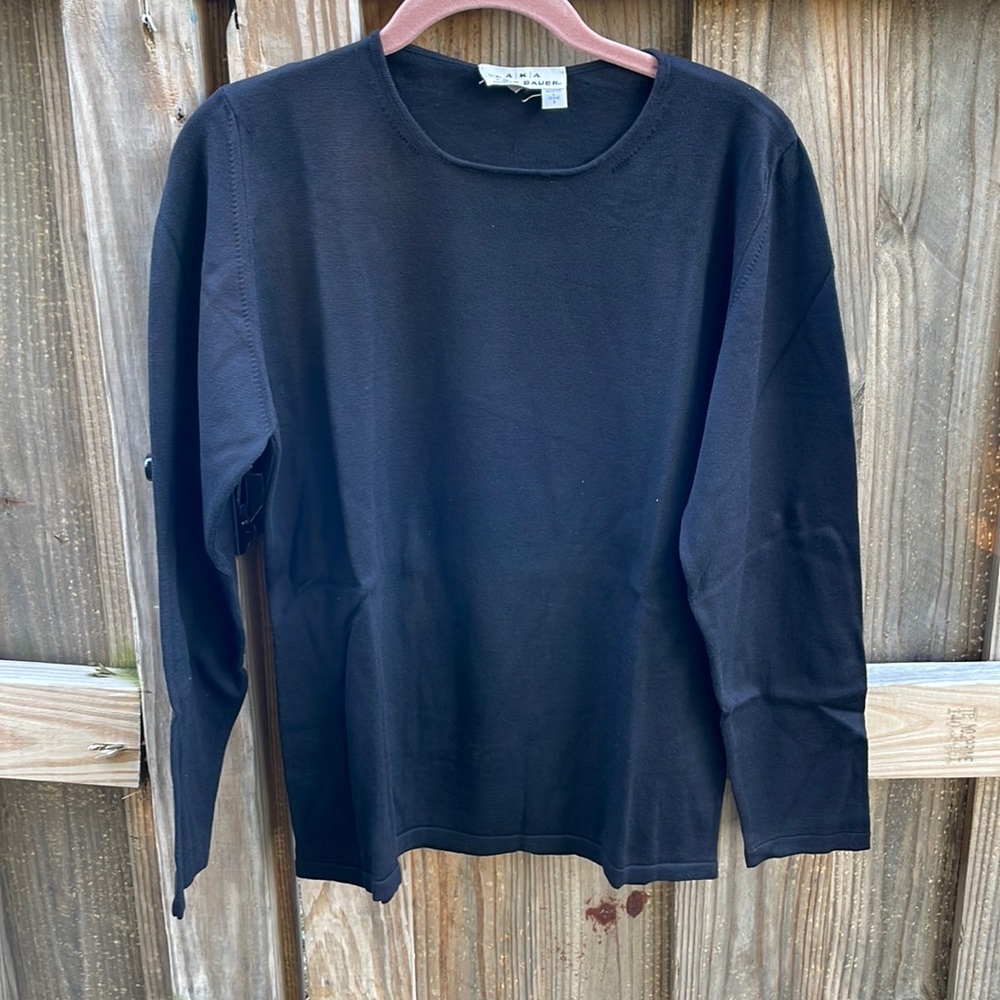 Eddie Bauer Vintage Black Sweater